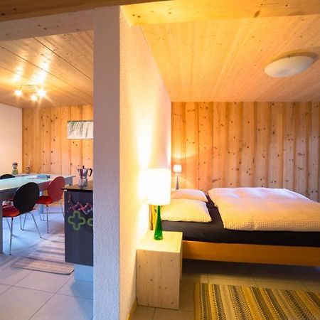 Ferienwohnung Les Soldanelles Salvan Exterior foto
